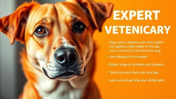 Top dog tips banner with dog portrait and text on dog dental braces.