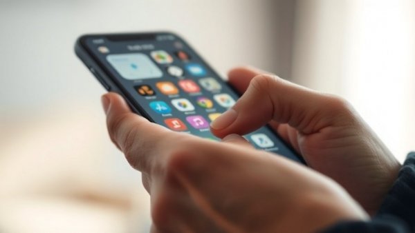 Hand using smartphone, related to U.S. proposal social media requirements for travelers.