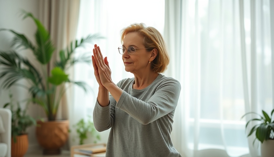 Morning routine exercise for low back pain prevention in cozy room.