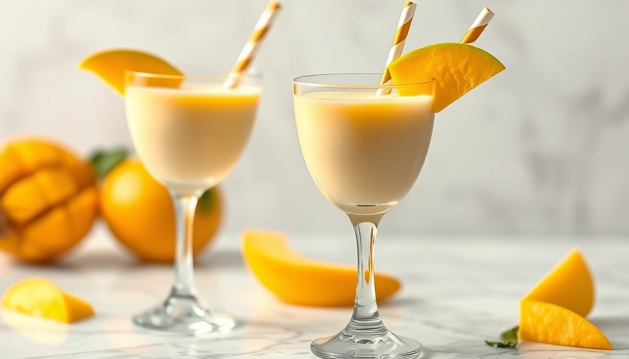 Refreshing mango lassi showcasing health benefits.