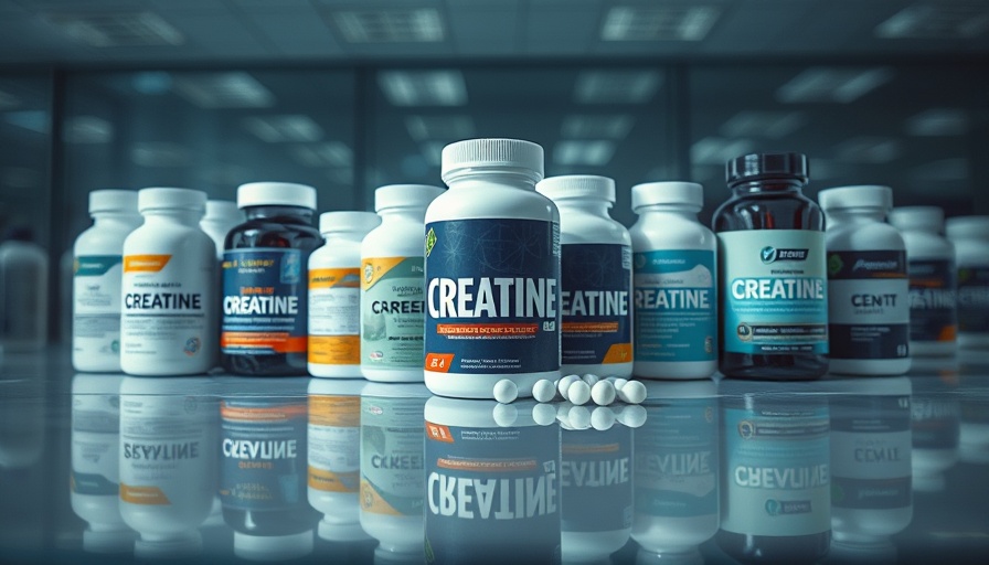 Creatine supplement bottles for diabetes management.