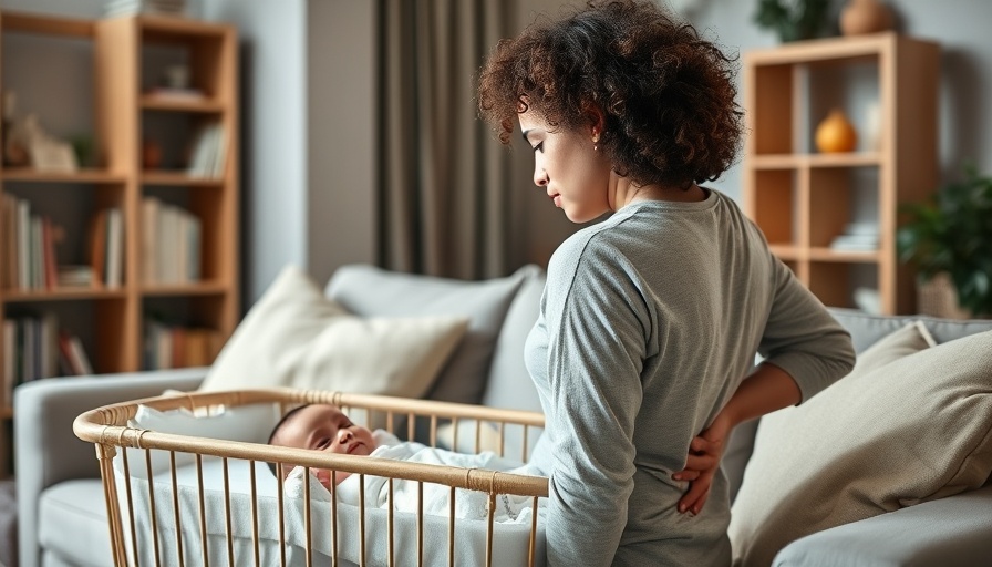 Support solutions for pregnancy and postpartum back pain in a cozy home setting.