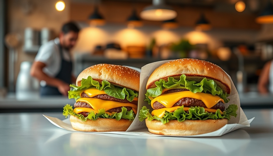 Fair Oaks Burger Altadena mouthwatering burgers on the counter