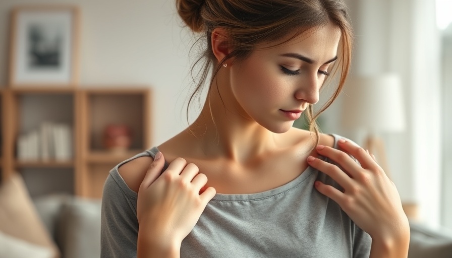 Relieve shoulder tension caused by poor posture with gentle massage