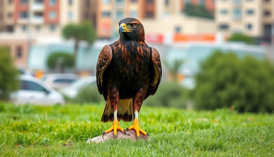 Harris's Hawk at SoFi Stadium recovered after theft in vibrant detail.