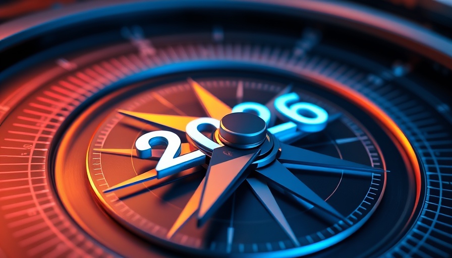 Compass pointing to 2026 symbolizing future commercial insurance opportunities.