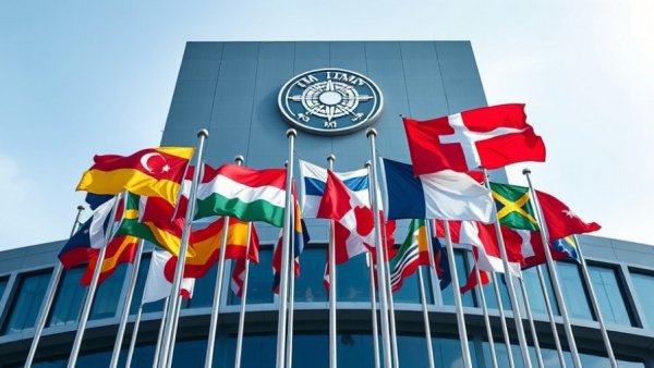 Global unity under IMO with flags, New IMO Council elected.