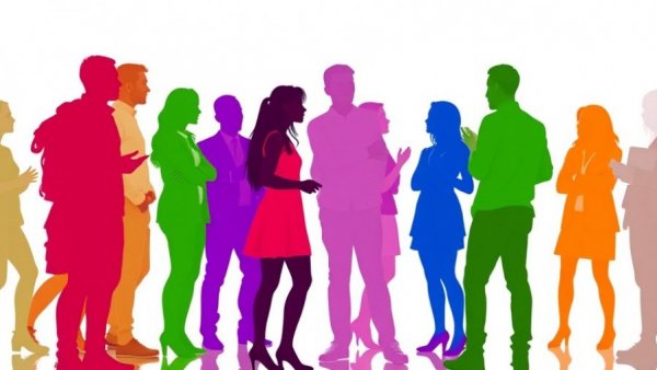 Diverse silhouettes illustrating psychological safety in AI adoption.