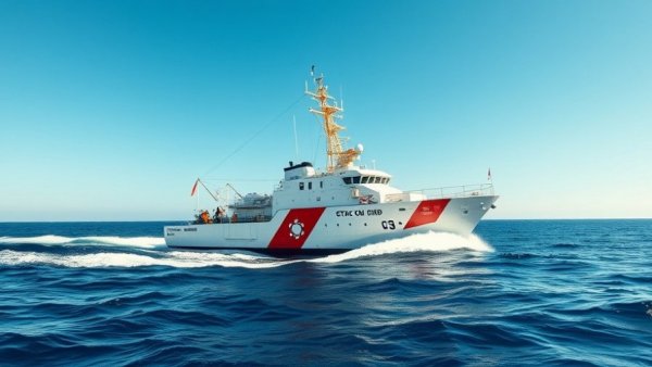 HII to build small surface combatants in action, a modern cutter cruising the blue ocean.