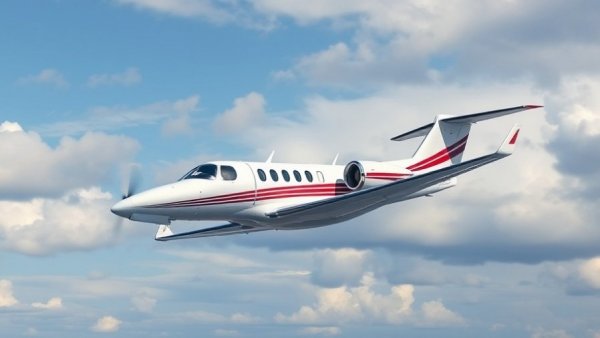 Small private jet flying in clear sky, illustrating travel insurance.