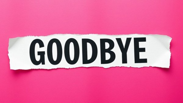 Vibrant goodbye text on torn paper, discussing SEO strategies in 2025.