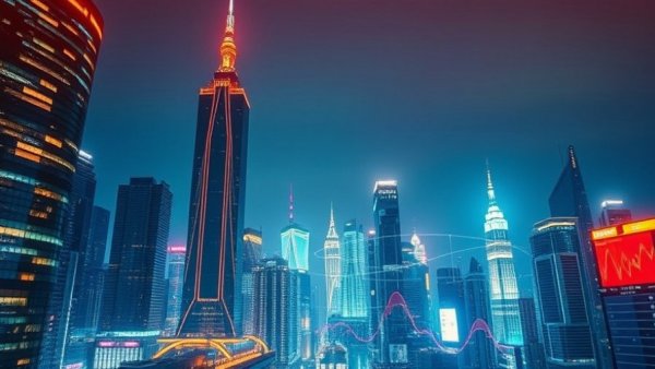 Futuristic cityscape and digital overlay representing Kansas Department of Insurance Recovery 2025.