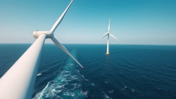 Offshore wind turbine in ocean representing Trump administration legal setbacks
