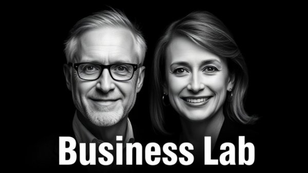 Business banner for MIT Technology Review highlighting the power of sound in a virtual world