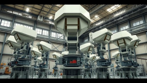 SPY-6 radar systems in an industrial facility for Zumwalt-class destroyers.