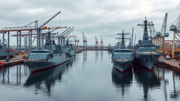 Rheinmetall Acquire German Naval Yards with docked ships
