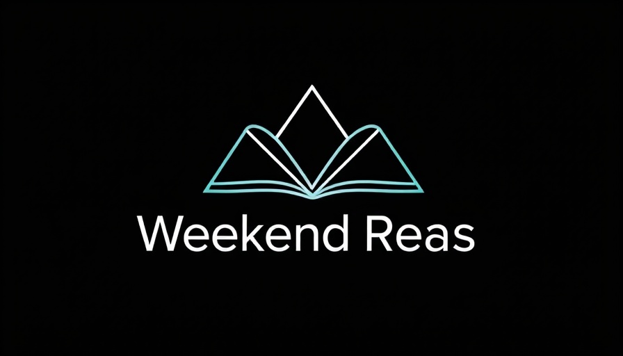 AI innovation and Weekend Reads sleek modern logo.