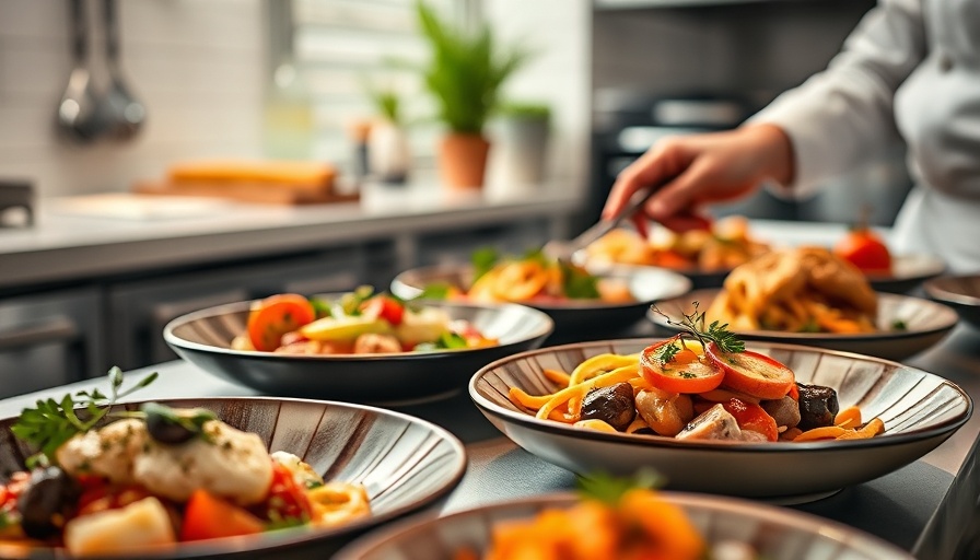 Gourmet dish preparation with chef in kitchen, related to overtime wages.