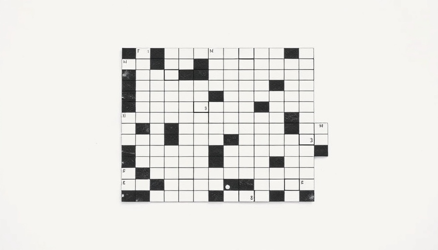 McKinsey Crossword puzzle grid on white background.