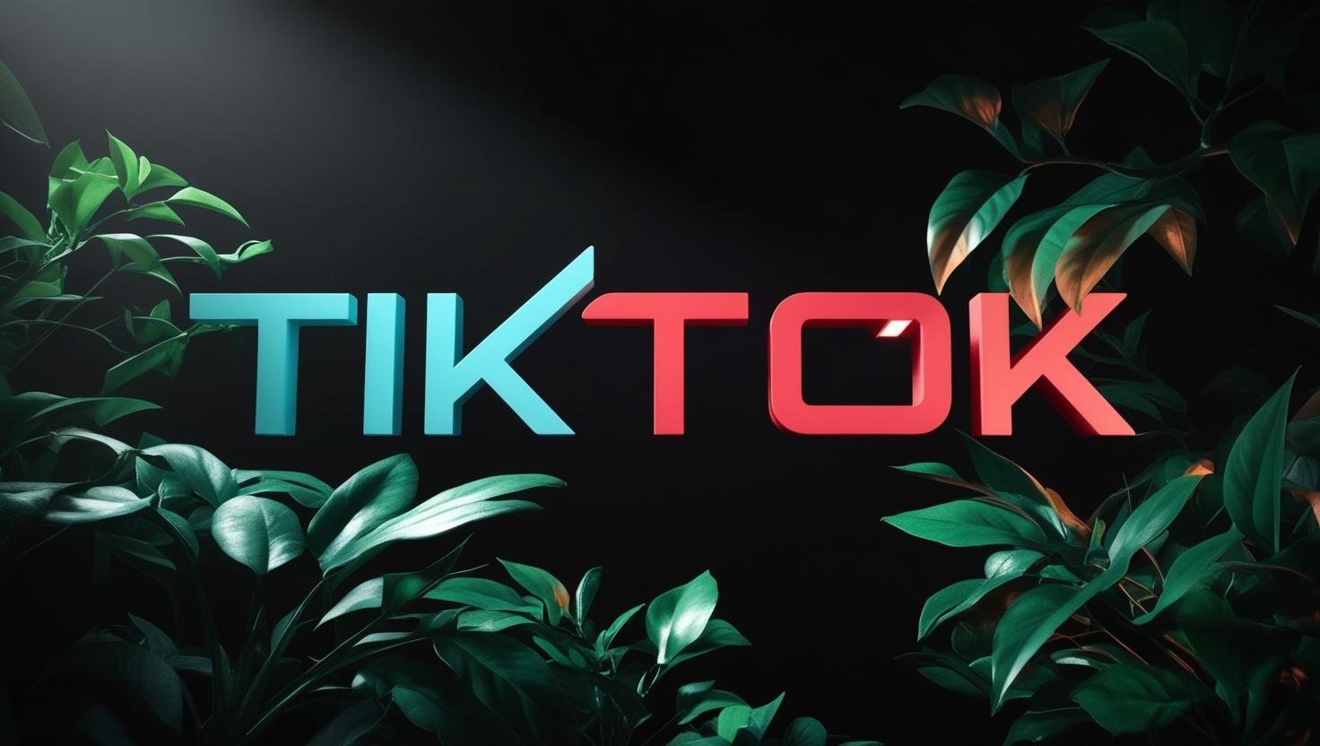 TikTok logo with shadows suggesting intrigue, TikTok lawsuit context.