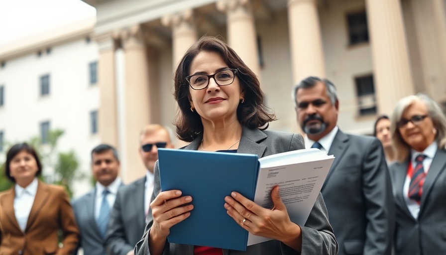 Indian minister presents budget folder, signaling India startups funding.