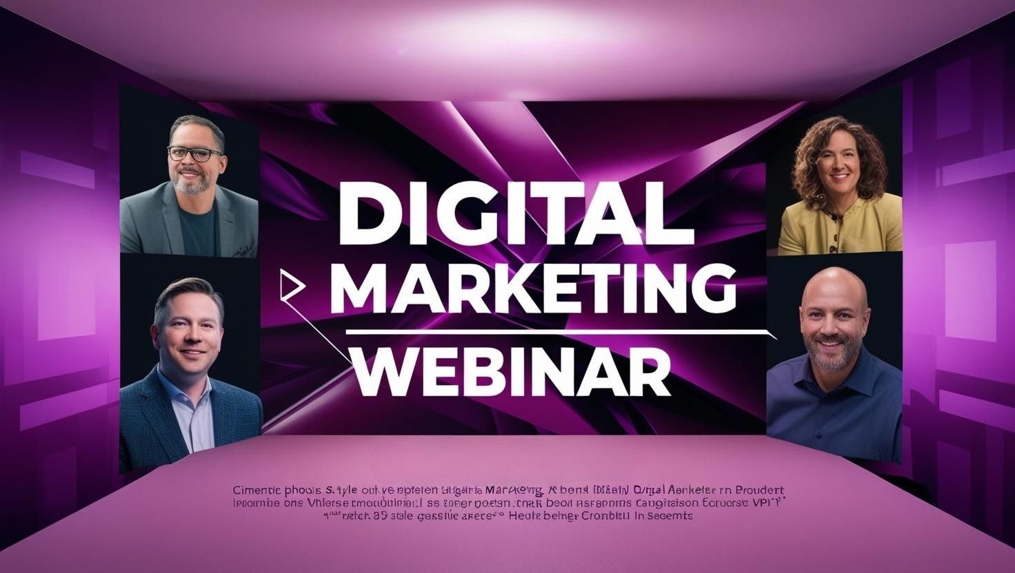 Webinar on 2025 marketing trends and the end of SEO.