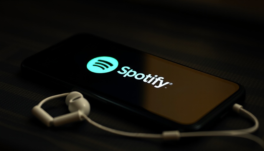 Spotify logo with earbuds, representing Spotify Partner Program Video Podcasts.