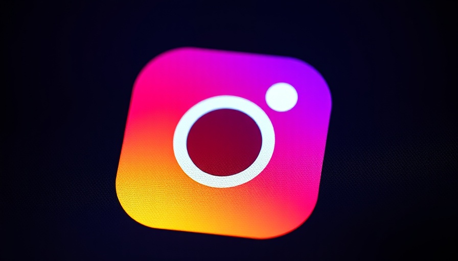 Vibrant Instagram logo on dark background, illustrating new ad format.