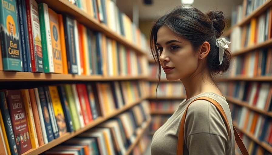 Woman in bookstore, highlighting Mass-Market Paperback Decline.