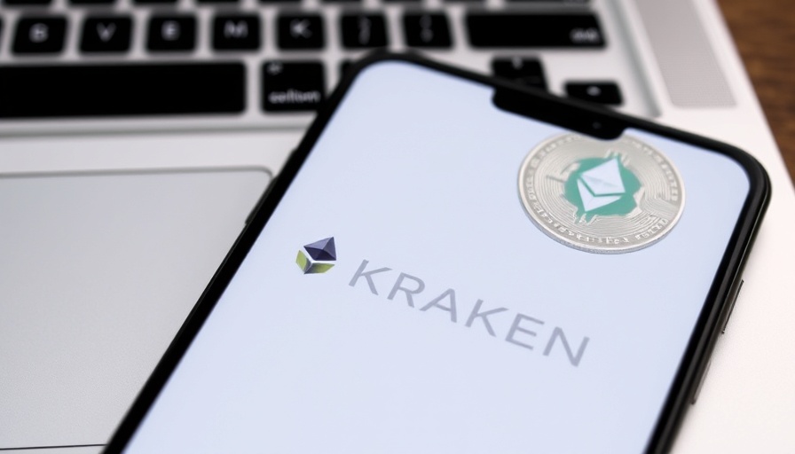 SEC drops lawsuit against Kraken, close-up of Bitcoin and Kraken logo.