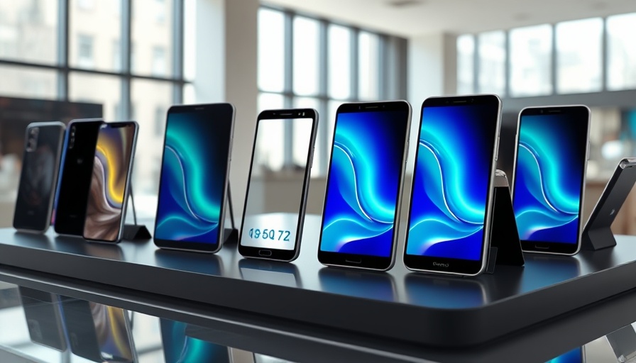 iPhone 17 Air models displayed in a bright store with a sales warning backdrop.