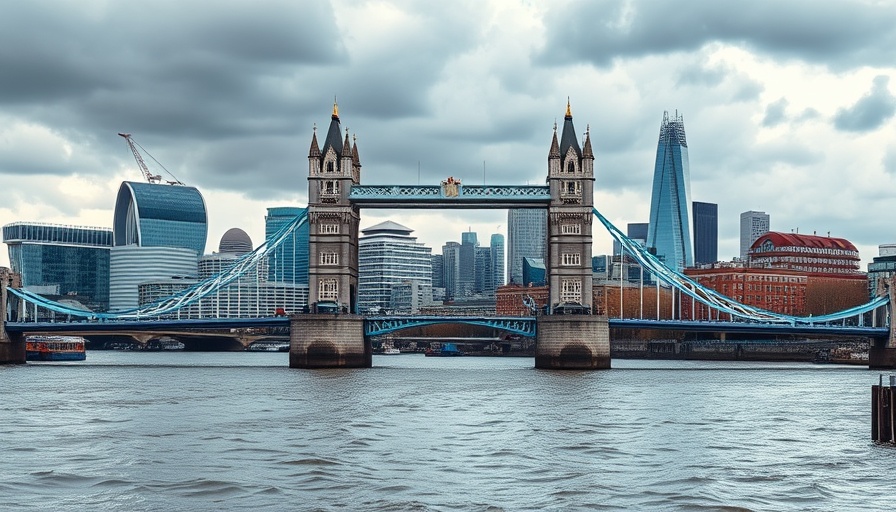 Scenic view of Tower Bridge with London skyline, Third Point Investors Reinsurance Deal backdrop.