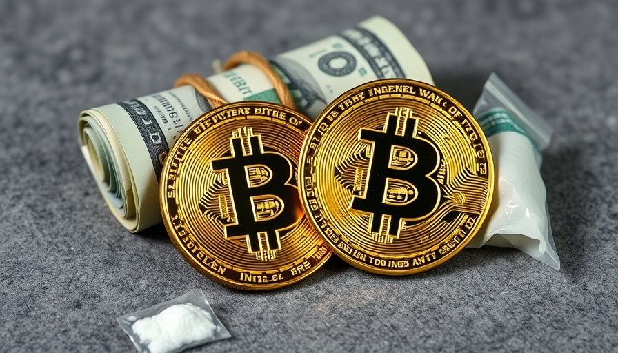 Bitcoin, cash, and powder hint at DEA money laundering operation.