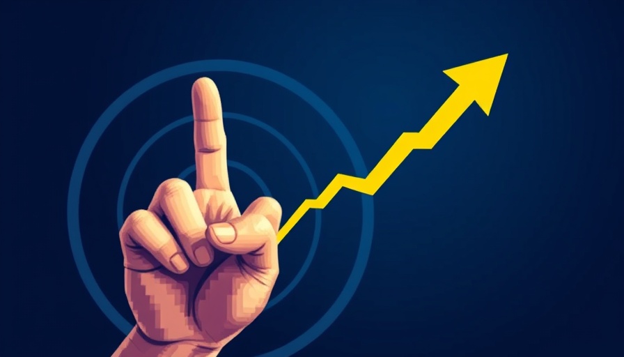 Digital illustration of a pixelated finger pressing a target to symbolize PPC goals.