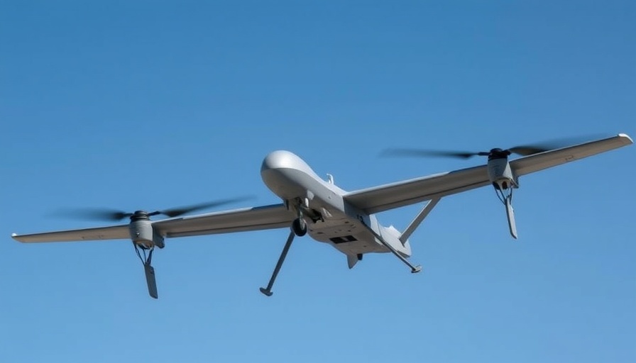 Air launch of Switchblade 600 from MQ-9A drone in clear sky.
