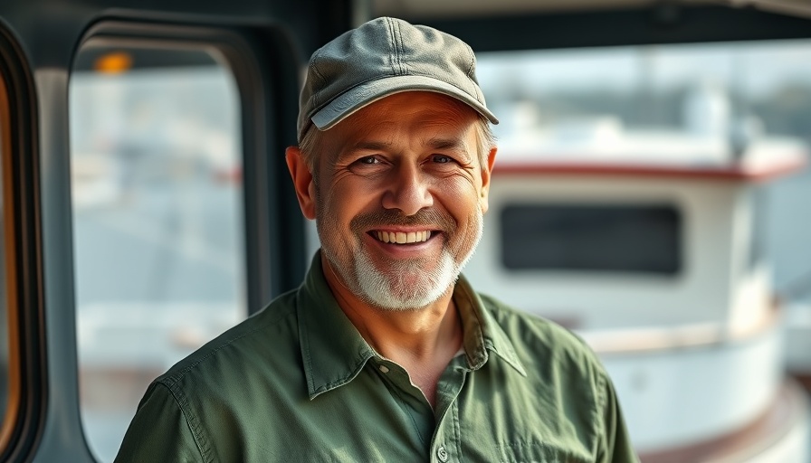 Ryan O'Meara joins SAFE Boats International, standing by a boat.