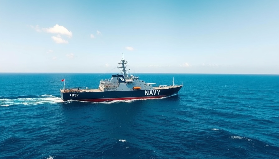 Large Navy ship sailing in blue ocean under bright sky, Navy Ship Inactivations 2026.