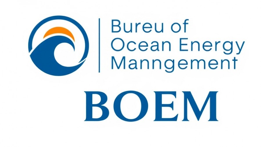 Bureau of Ocean Energy Management logo promoting marine minerals and critical mineral supply.