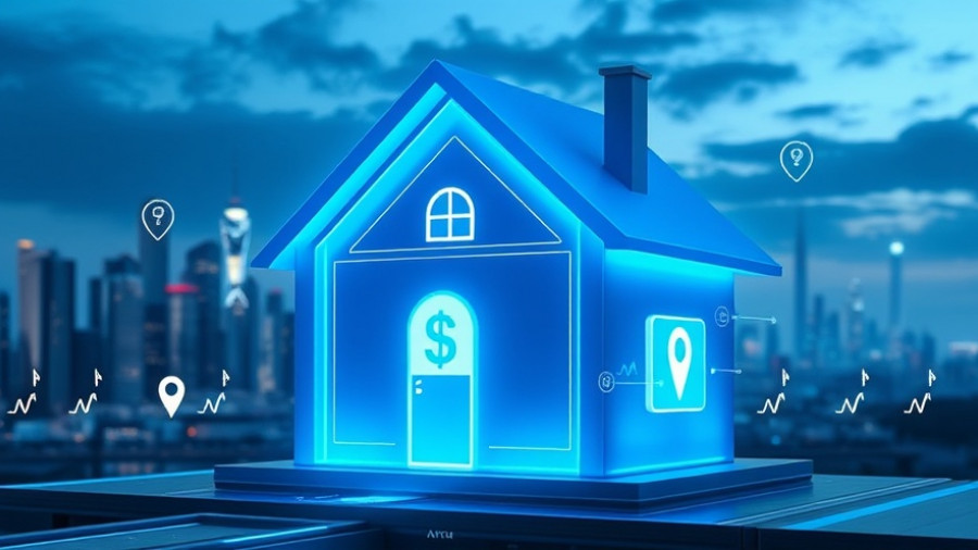 Futuristic tech design for MLS policies in real estate.