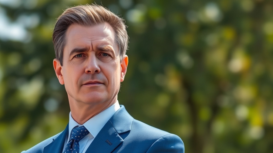 Confident man outdoors discussing 5 year goals for Fannie Mae and Freddie Mac.