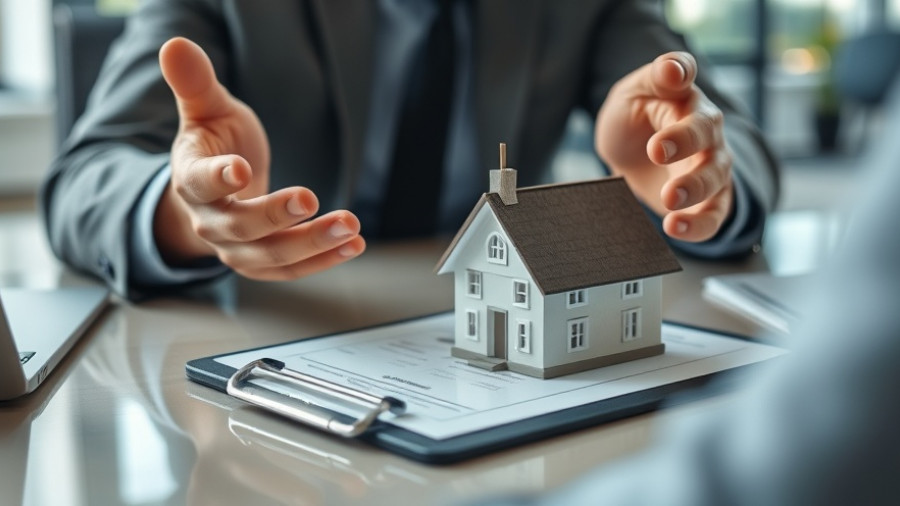 Discussion over a miniature house model, Mortgage Origination Forecast 2026.