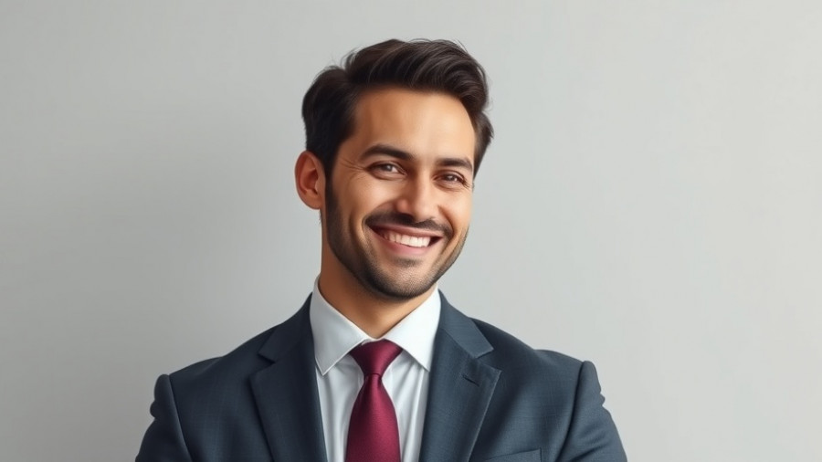 Professional man smiling, illustrating Non-QM loans market growth.