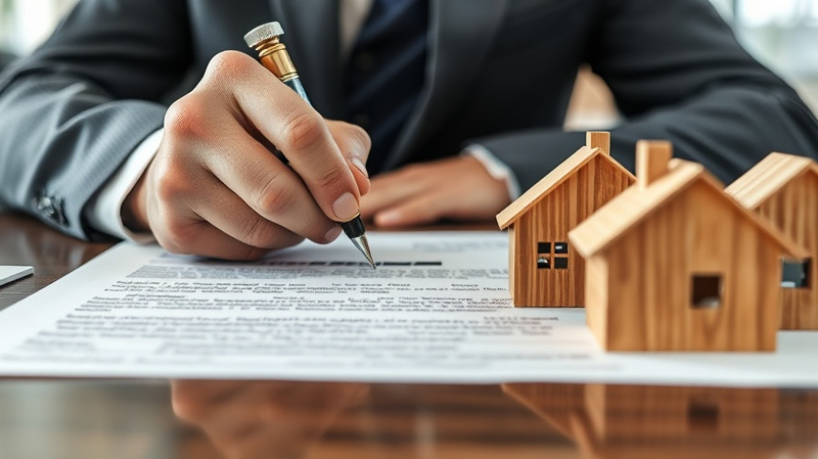 Person stamping documents for instant title decisions in refinancing.