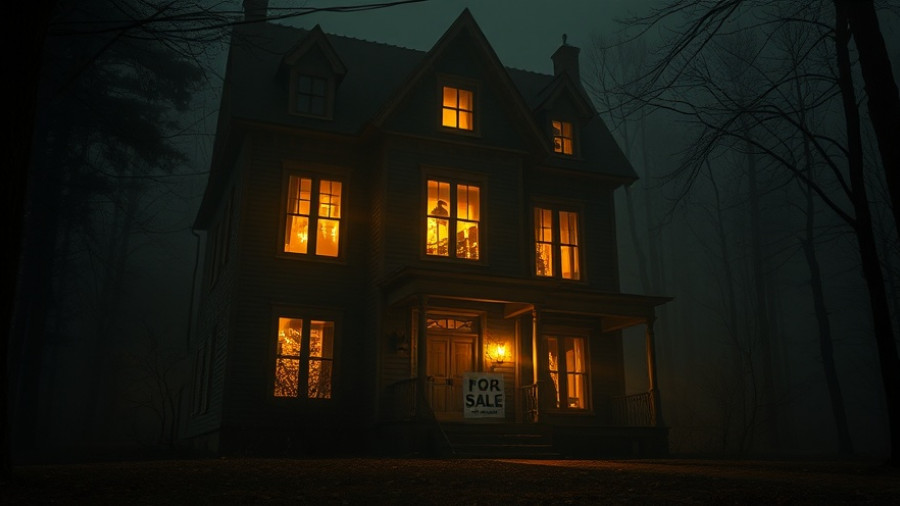 Spooky haunted house for sale, Halloween marketing tricks for real estate agents.