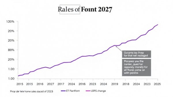 Graph comparing home sales growth in 2024 and 2025, trends visualized.