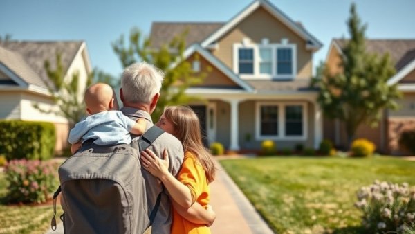 Family examining new home, representing homebuyer demand trends.