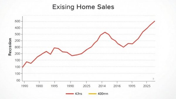 December housing data graph of home sales trends.