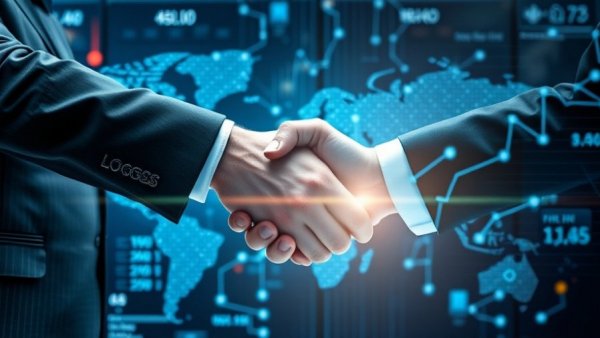 Handshake symbolizing MetroList CCAR partnership with digital finance graphics.