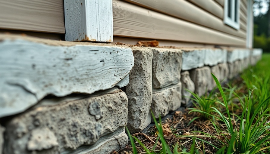 Signs your home foundation needs repair: cracked foundation close-up.