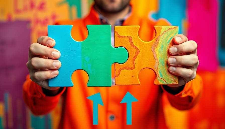 Abstract image symbolizing M&A in Real Estate with puzzle pieces.